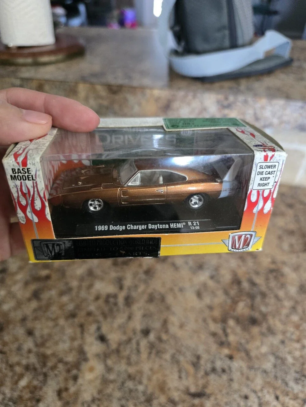 M2 Machines Auto Drivers 1969 Dodge Charger Daytona HEMI Copper 1:64 Limited Ed